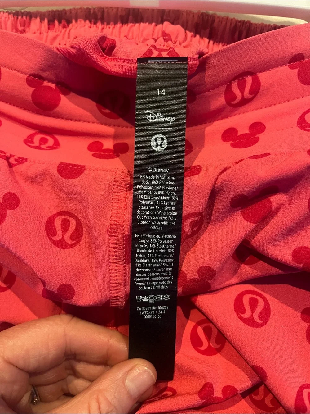 Lululemon x Disney Hotty Hot High Rise Running Shorts (14) - Picture 9 of 9